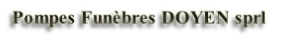 Pompes Funèbres DOYEN sprl 